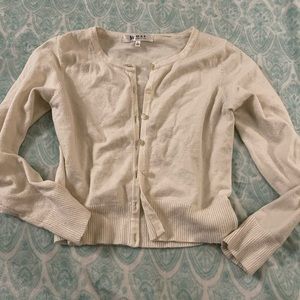 Cream cardigan